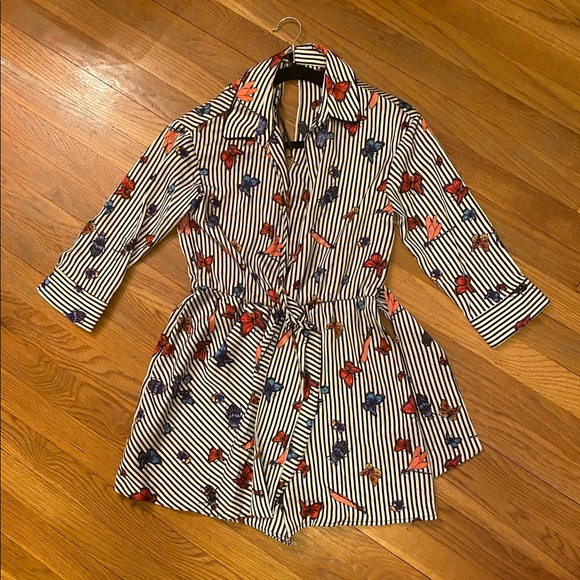 NWOT Zara Butterfly Romper - Picture 5 of 5